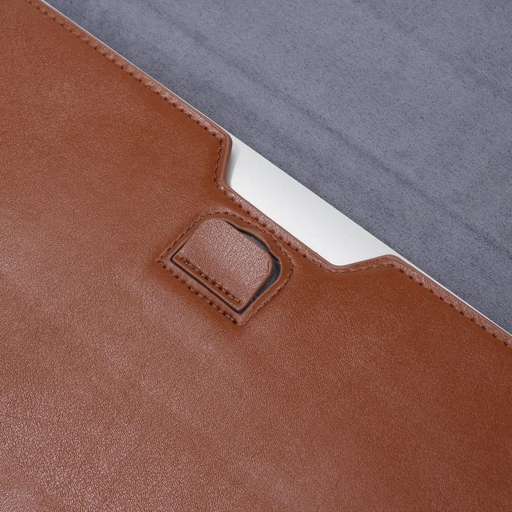 PU Leather Ultra-thin Envelope Bag Laptop Bag for MacBook Air / Pro 11 inch, with Stand Function(Mint Green)