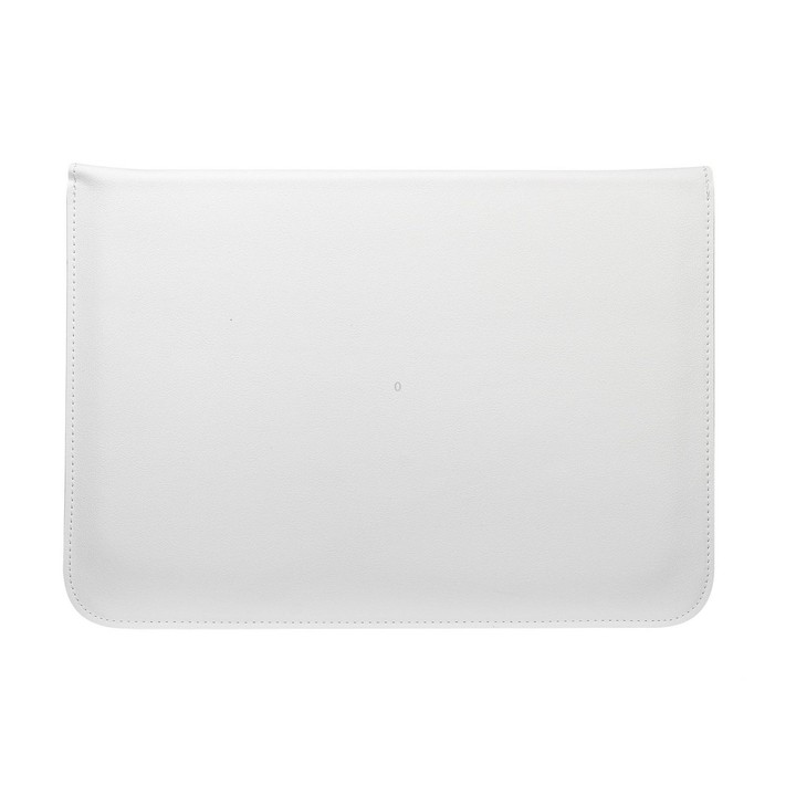 PU Leather Ultra-thin Envelope Bag Laptop Bag for MacBook Air / Pro 13 inch, with Stand Function(White)