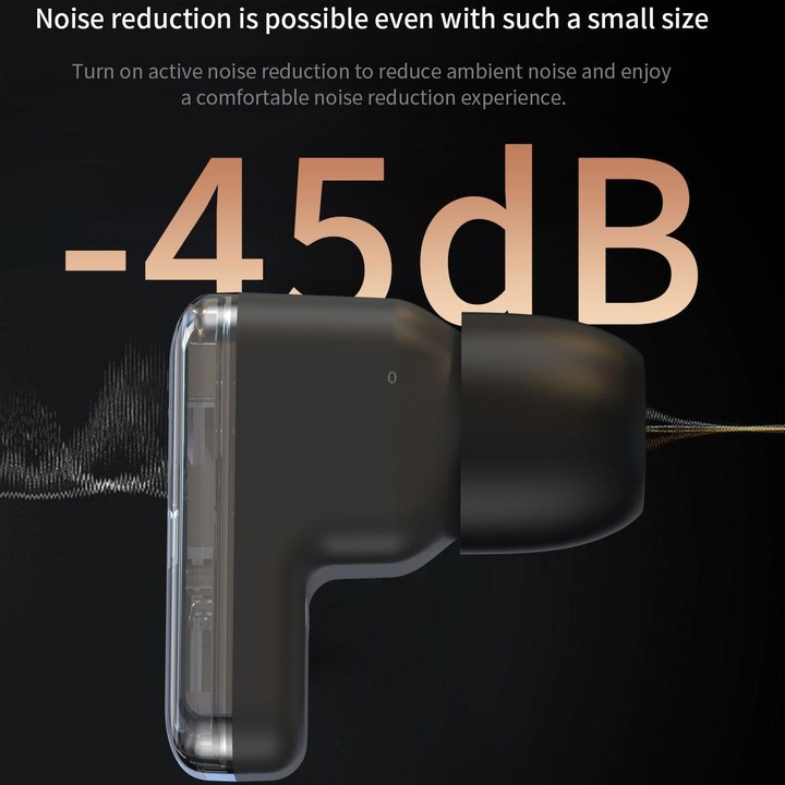 T100 1.85 inch Round Screen 2 in 1 Bluetooth Earphone IP67 Waterproof Smart Watch, Supports Blood Oxygen Monitoring(Black)