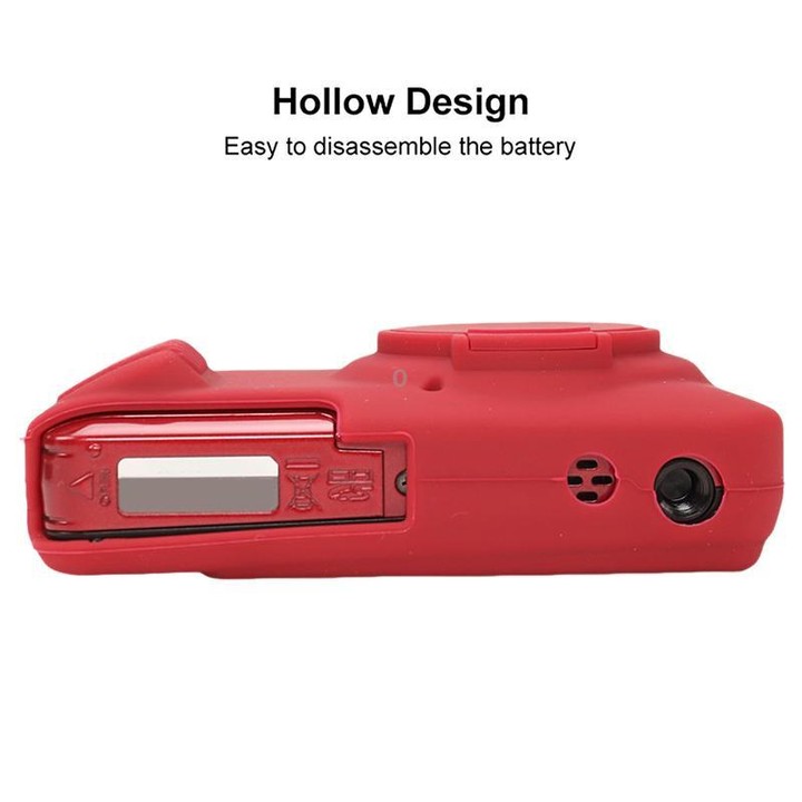 For Kodak Pixpro FZ55 Glossy Soft Silicone Protective Case(Rose Red)