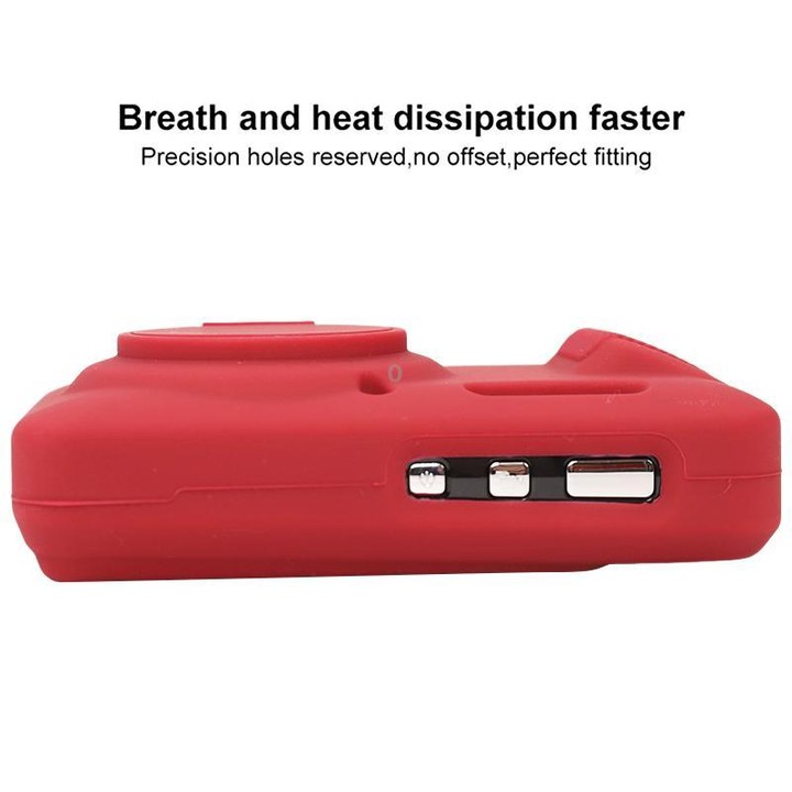 For Kodak Pixpro FZ55 Glossy Soft Silicone Protective Case(Rose Red)