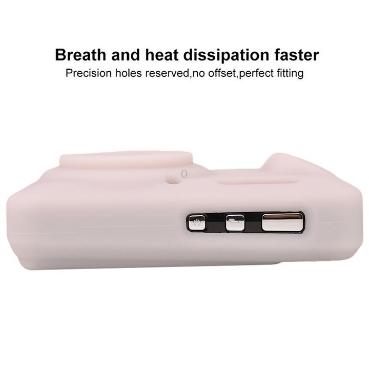 For Kodak Pixpro FZ55 Glossy Soft Silicone Protective Case(Jelly Pink)