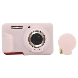 For Kodak Pixpro FZ55 Glossy Soft Silicone Protective Case(Jelly Pink)