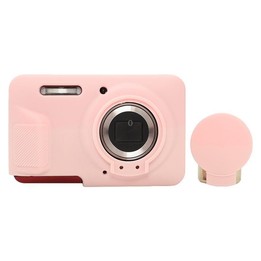 For Kodak Pixpro FZ55 Glossy Soft Silicone Protective Case(Sweet Smoke Pink)