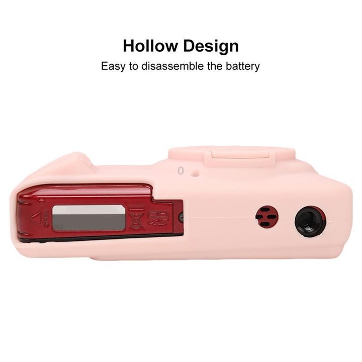 For Kodak Pixpro FZ55 Glossy Soft Silicone Protective Case(Sweet Smoke Pink)
