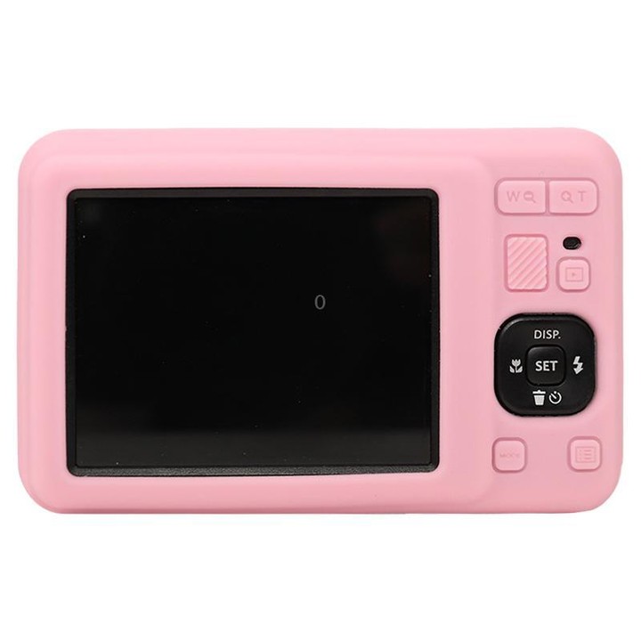 For Kodak Pixpro FZ55 Glossy Soft Silicone Protective Case(Pink)