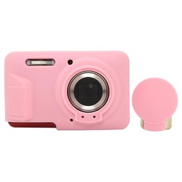 For Kodak Pixpro FZ55 Glossy Soft Silicone Protective Case(Pink)
