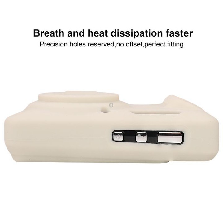 For Kodak Pixpro FZ55 Glossy Soft Silicone Protective Case(White)