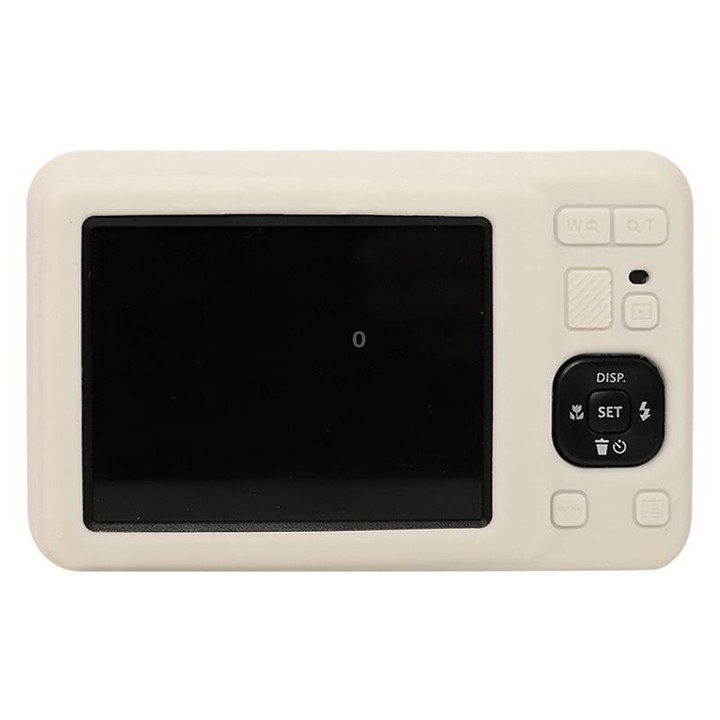 For Kodak Pixpro FZ55 Glossy Soft Silicone Protective Case(White)