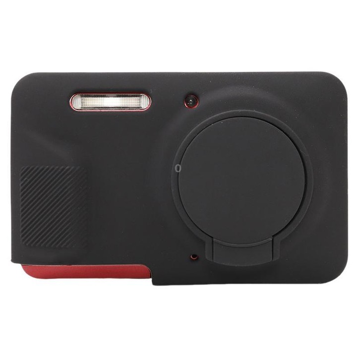 For Kodak Pixpro FZ55 Glossy Soft Silicone Protective Case(Black)
