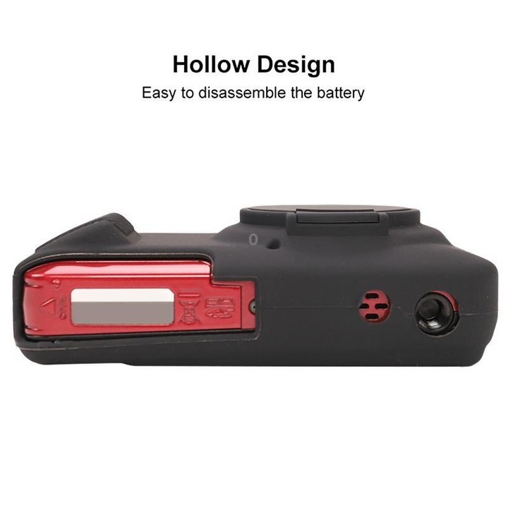For Kodak Pixpro FZ55 Glossy Soft Silicone Protective Case(Black)