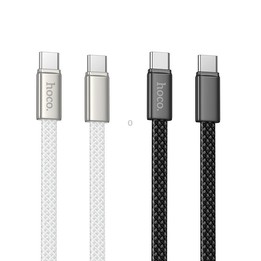 hoco X125 USB-C / Type-C to USB-C / Type-C Exceso 60W Charging Data Cable, Length: 1m(Black)