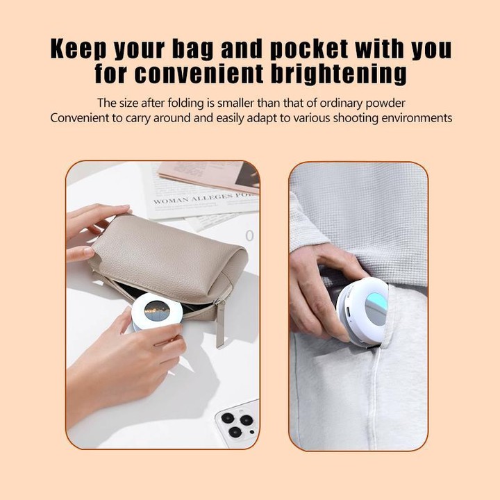 K3 Fill Light MagSafe Vacuum Magnetic Phone Holder(White)