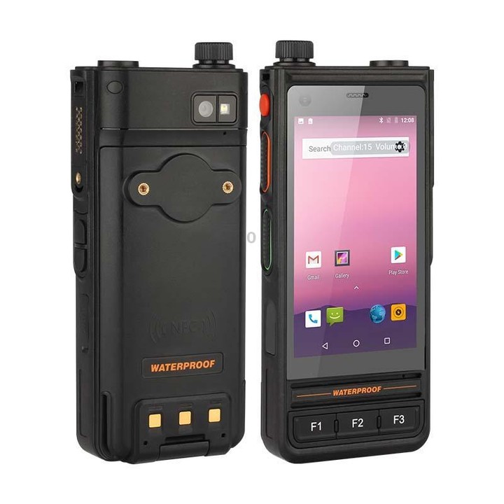 Runbo E81 Walkie-Talkie Rugged Phone, VHF Frequency, 4GB+64GB, 4.0 inch Android 8.1 Mediatek Helio P23 MT6763V/B Octa Core, Netw
