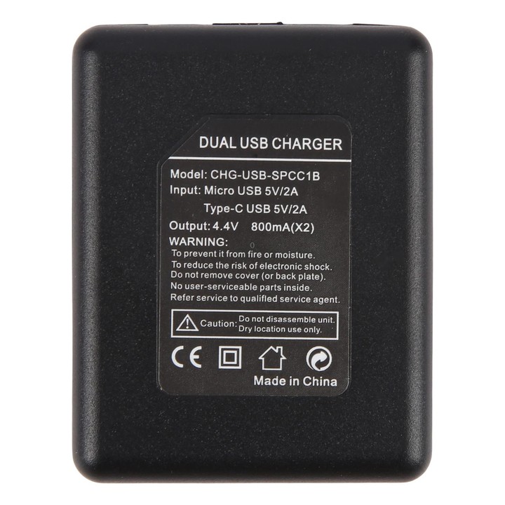 CHG-USB-SPCC1B For GoPro Max Dual USB Batteries Charging Hub