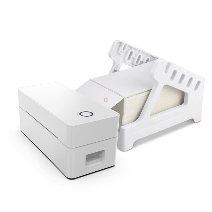 POS-9260 Thermal Label & Barcode Printer with Stand, Plug:EU Plug(White)