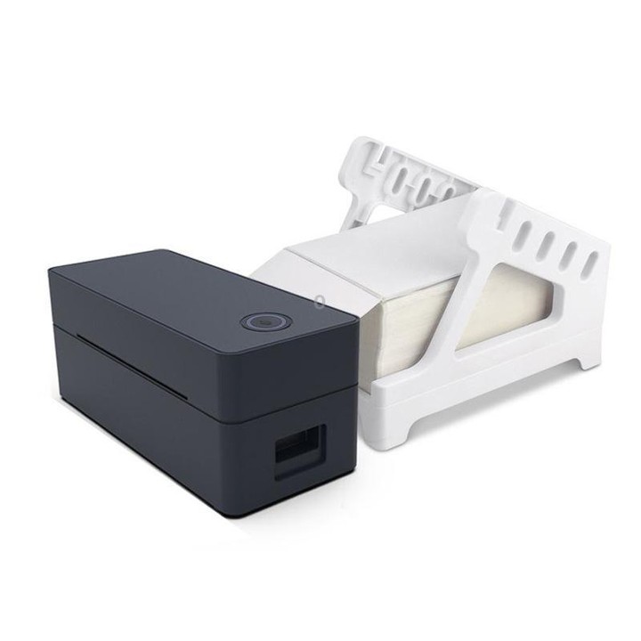 POS-9260 Thermal Label & Barcode Printer with Stand, Plug:UK Plug(Black)