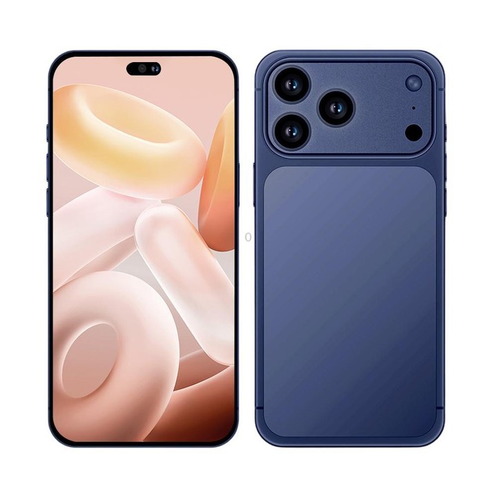 I17 Pro Max / THA97, 3GB+16GB, 6.58 inch Android 10 MTK6737 Quad Core, Network: 4G, Dual SIM, Plug:EU Plug(Blue)