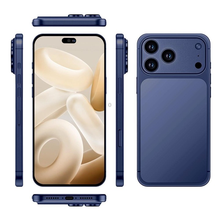 I17 Pro Max / THA97, 3GB+16GB, 6.58 inch Android 10 MTK6737 Quad Core, Network: 4G, Dual SIM, Plug:US Plug(Blue)