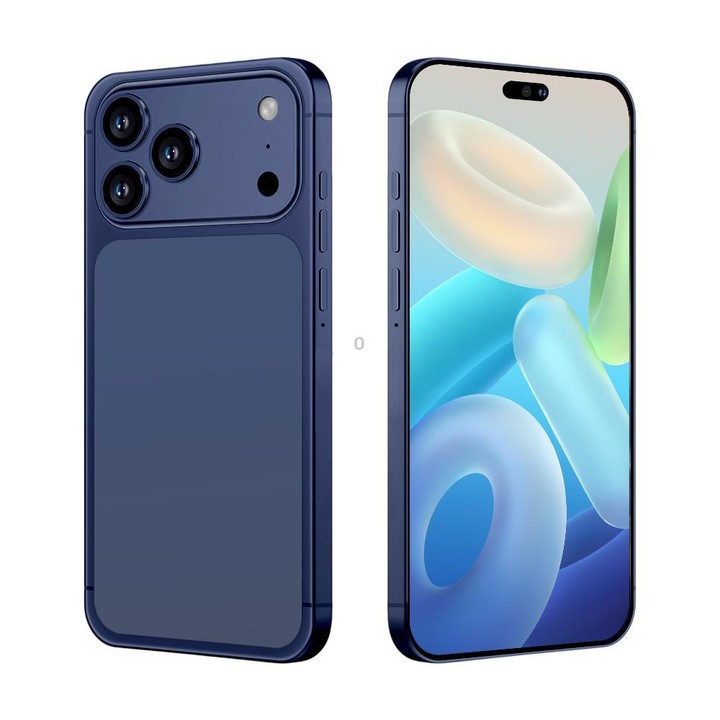 I17 Pro Max / THA97, 3GB+16GB, 6.58 inch Android 10 MTK6737 Quad Core, Network: 4G, Dual SIM, Plug:UK Plug(Blue)