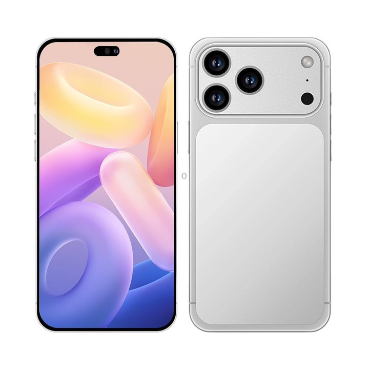 I17 Pro Max / THA97, 3GB+16GB, 6.58 inch Android 10 MTK6737 Quad Core, Network: 4G, Dual SIM, Plug:UK Plug(Silver)