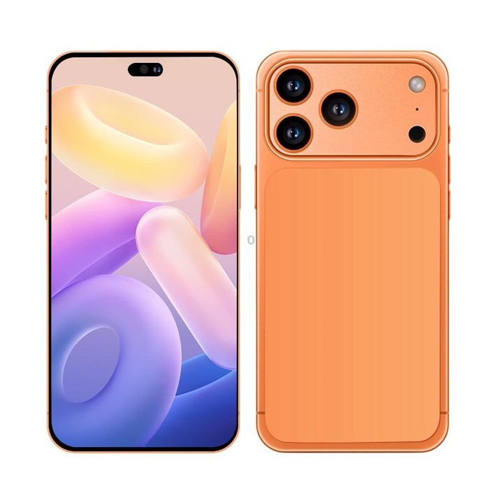 I17 Pro Max / THA97, 3GB+16GB, 6.58 inch Android 10 MTK6737 Quad Core, Network: 4G, Dual SIM, Plug:AU Plug(Orange)
