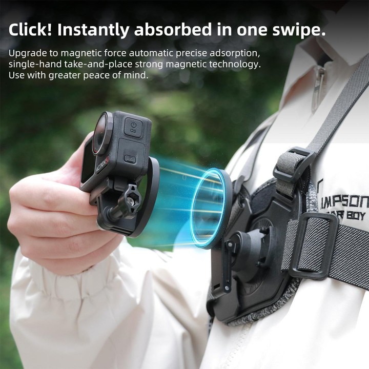 5 in 1 Vest-style Photography Chest Strap Body Mount Belt with Mount & Screw