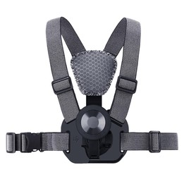 6 in 1 Magnetic Base Vest-style Photography Chest Strap Body Mount Belt with Mount & Screw