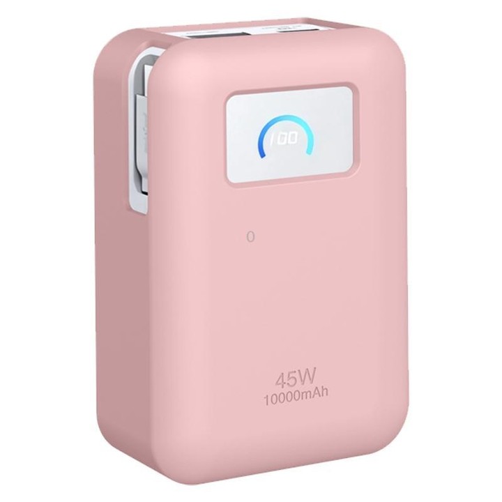 For Anker Nano 45W 10000mAh Power Bank Silicone Protective Case(Pink)