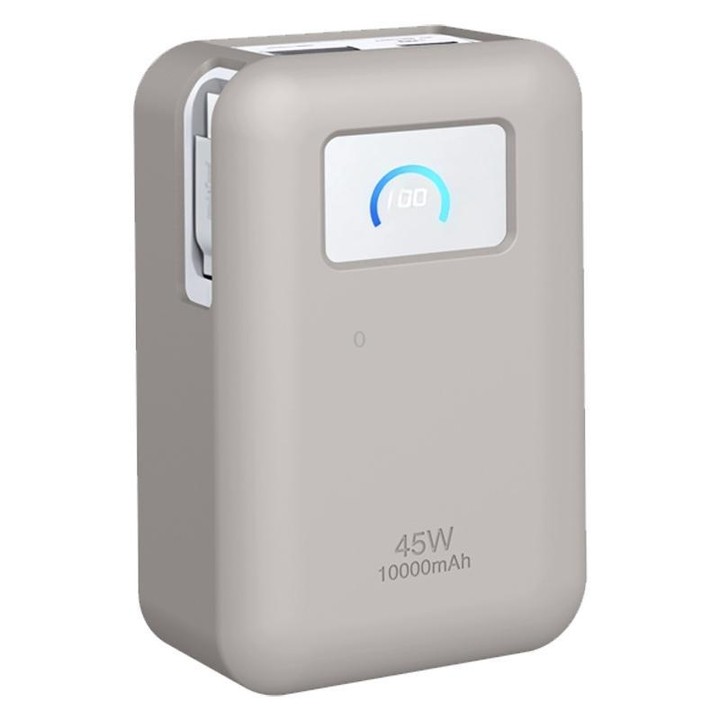 For Anker Nano 45W 10000mAh Power Bank Silicone Protective Case(Grey)