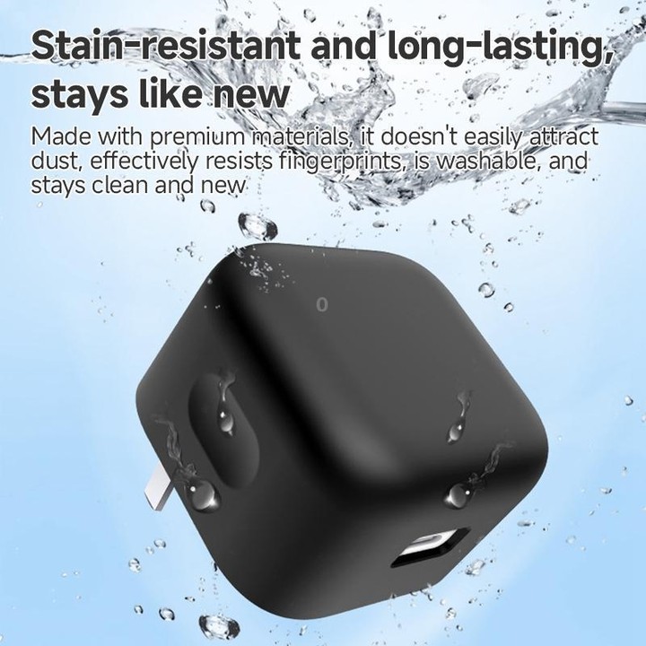 For Apple 40W Dynamic Power Adapter Charger Silicone Protective Case(Grey)