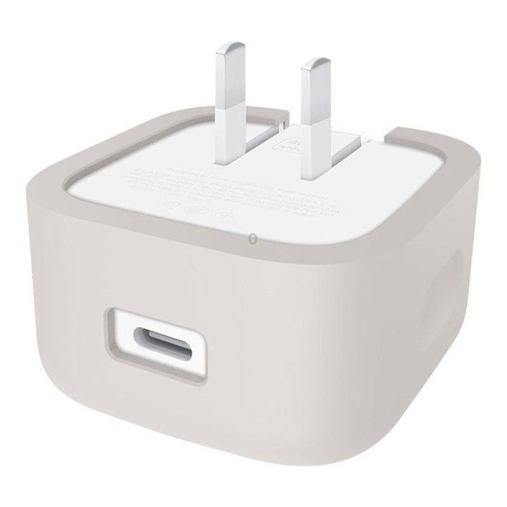 For Apple 40W Dynamic Power Adapter Charger Silicone Protective Case(Grey)