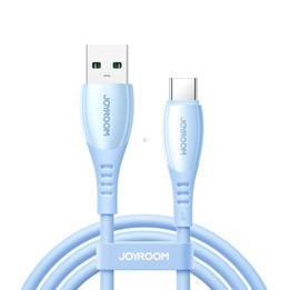 JOYROOM S-A59 Vibrant Series 3A USB to Type-C Fast Charging Data Cable, Length:1.2m(Blue)