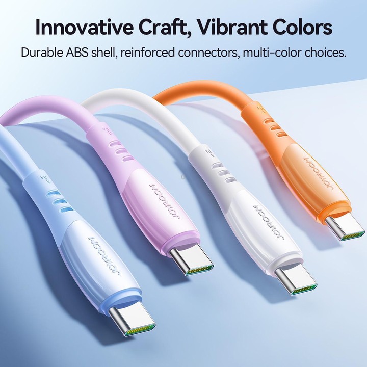 JOYROOM S-A59 Vibrant Series 3A USB to Type-C Fast Charging Data Cable, Length:1.2m(Blue)