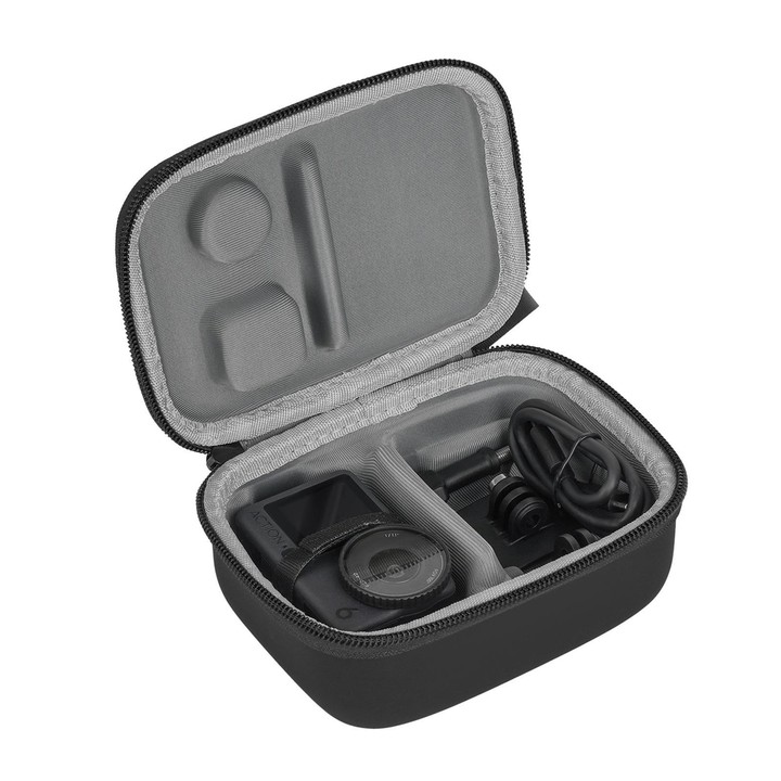 For DJI Osmo Action 6 / 5 Pro / 4 / 3 Sunnylife Portable Carrying Storage Box Standard Combo Bag(Black)