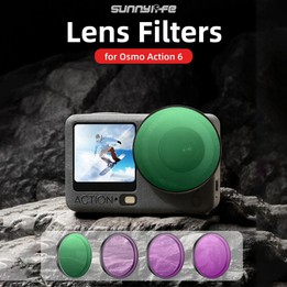 For DJI Osmo Action 6 Sunnylife Camera Lens Filter, Filter:MCUV