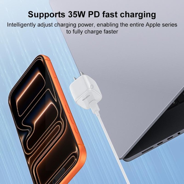 Yesido YC16U PD 35W Type-C Mini Ice Cube Fast Charger, Plug:US Plug(White)