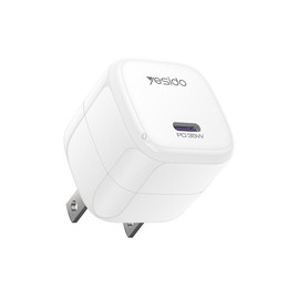 Yesido YC16U PD 35W Type-C Mini Ice Cube Fast Charger, Plug:US Plug(White)