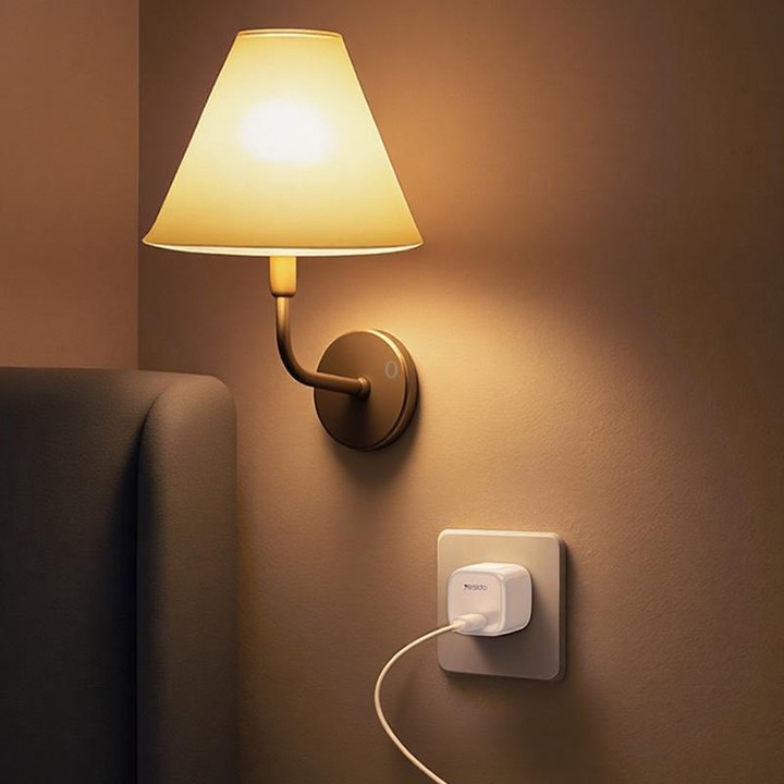 Yesido YC16U PD 35W Type-C Mini Ice Cube Fast Charger, Plug:US Plug(White)