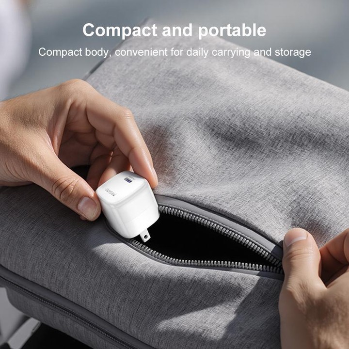Yesido YC16U PD 35W Type-C Mini Ice Cube Fast Charger, Plug:US Plug(White)