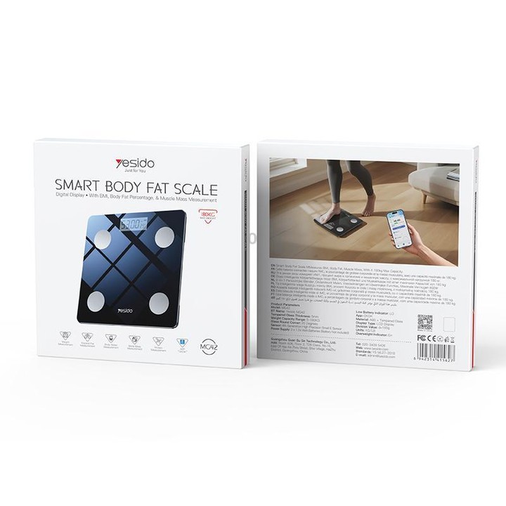 Yesido MG42 Smart Body Fat Scale(Black)