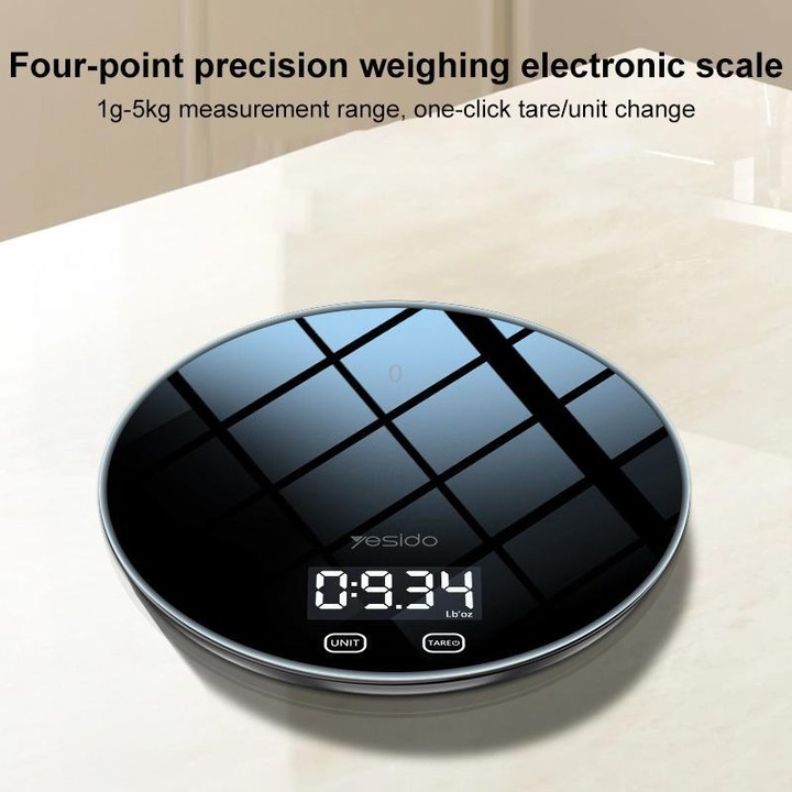 Yesido MG43 Smart Kitchen Electronic Scale(Black)