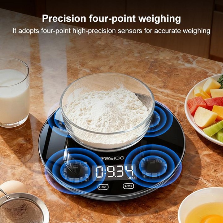 Yesido MG43 Smart Kitchen Electronic Scale(Black)