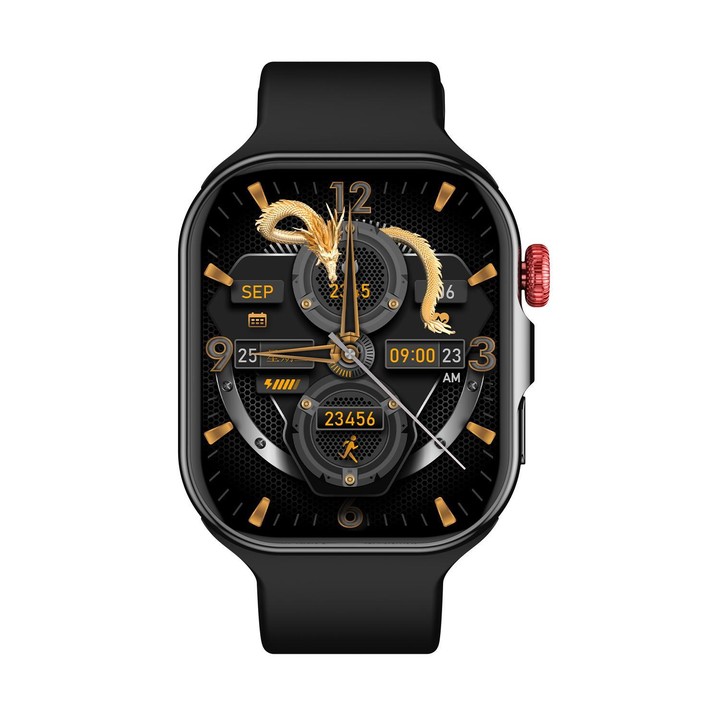 CY39 2.02 inch HD Color Screen Sports Smart Watch Supports Bluetooth Call, Health Monitoring(Black)