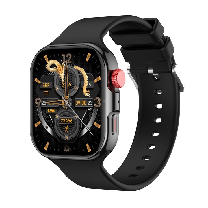 CY39 2.02 inch HD Color Screen Sports Smart Watch Supports Bluetooth Call, Health Monitoring(Black)