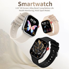 CY39 2.02 inch HD Color Screen Sports Smart Watch Supports Bluetooth Call, Health Monitoring(Black)
