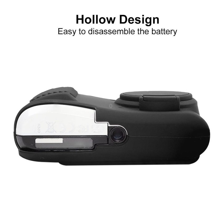 For Kodak Pixpro FZ45 Glossy Soft Silicone Protective Case(Black)