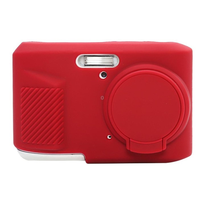 For Kodak Pixpro FZ45 Glossy Soft Silicone Protective Case(Red)