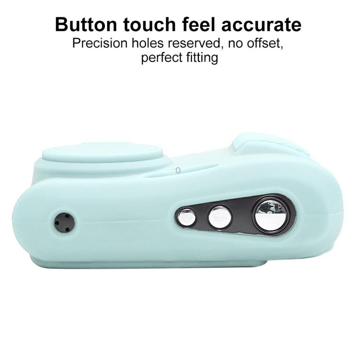 For Kodak Pixpro FZ45 Glossy Soft Silicone Protective Case(Mint Green)