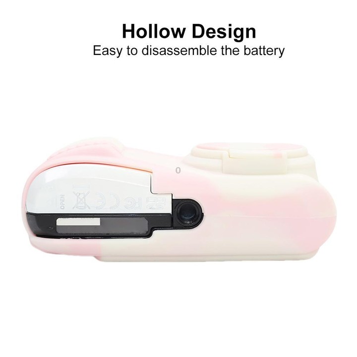 For Kodak Pixpro FZ45 Glossy Soft Silicone Protective Case(Mist Pink)
